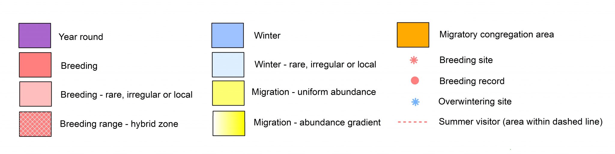 legend on a map example