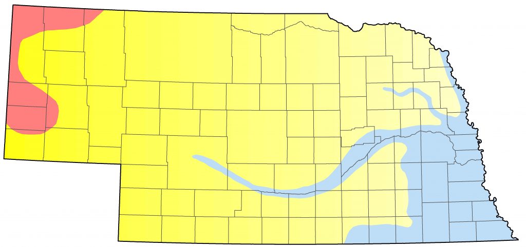 Brewers Blackbird range map Nebraska